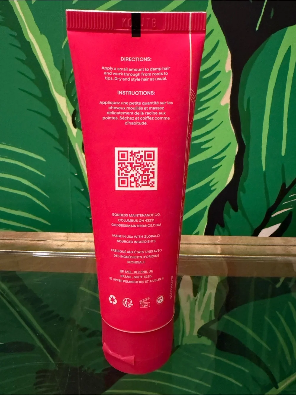 NWT Goddess BioTech Blowout Leave-In Hair Mask 1.7 oz